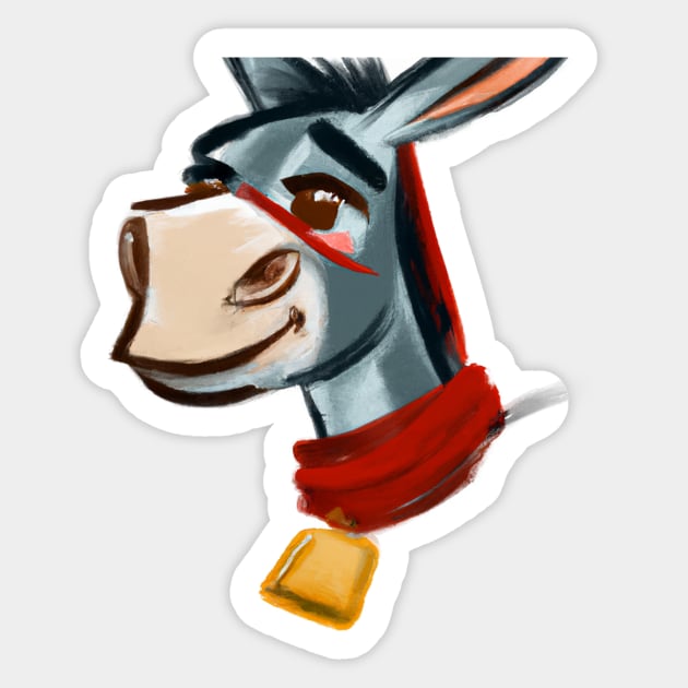 Cute Mule Drawing Sticker by Play Zoo